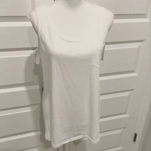 BUNDLE 3 for $10 FADED GLORY Women's White Sleeveless